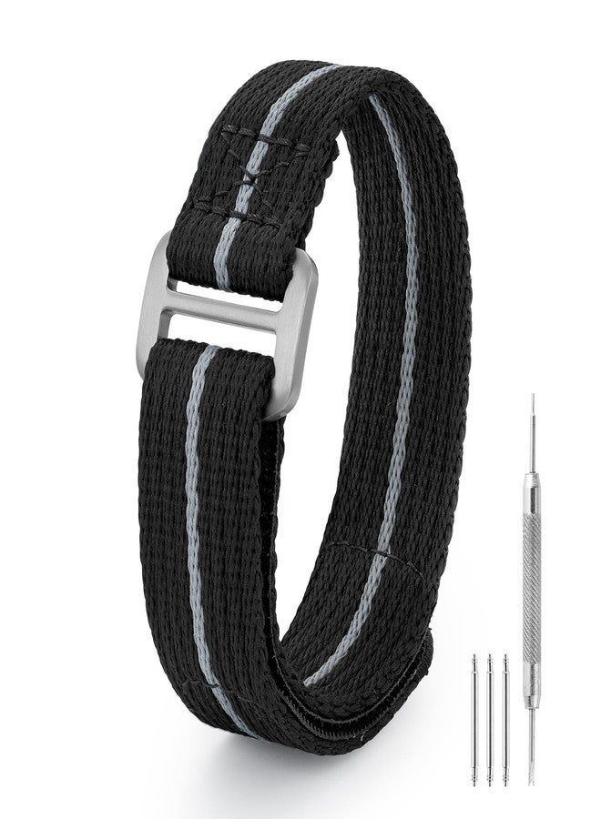 watchdives Nylon Watch Strap, Fasteners, One Piece Watch Strap 20 mm 22 mm, Sports Watch Straps for Men and Women, Suitable for 6.3-9.0 Inch Wrist, 20mm-L (18-23cm Handgelenk) - Image 1