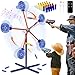 HLDYA Rocket Shooting Games Toys with Rotating Target 2 Toy Guns 20 Foam Darts Kids Outdoor Toys for Boys Age 5 6 7 8 9 10 Year Old Carnival Games Compatible with Nerf Guns - Image 4