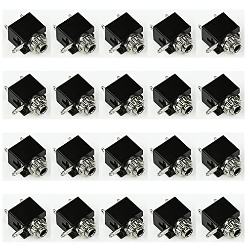 CESS 2.5mm TS Socket PCB Panel Mount for 2.5mm Audio Plug (20 Pack) - Image 1