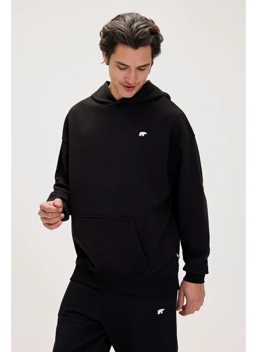 Bad Bear Drake Os Men's Black Sweatshirt 24.02.12.014-C01