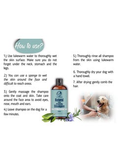 Generic Pet Grooming Combo Of Rosemary Shampoo 300Ml Made With Coconut Oil And Aloe-Vera Extract And Side Hair Remover Glove For Dogs  - Image 3