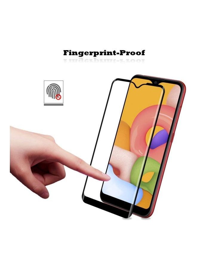 ماركة غير محددة واقي شاشة من الزجاج المقوى 9D Shield لهاتف Samsung Galaxy A01 أسود / شفاف  - Image 2