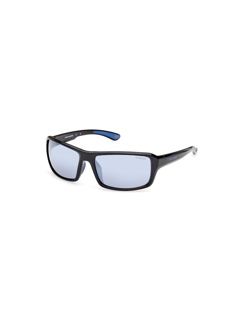 SKECHERS Plastic Rectangular Full Rim Unisex Polarized Sunglass - Image 1