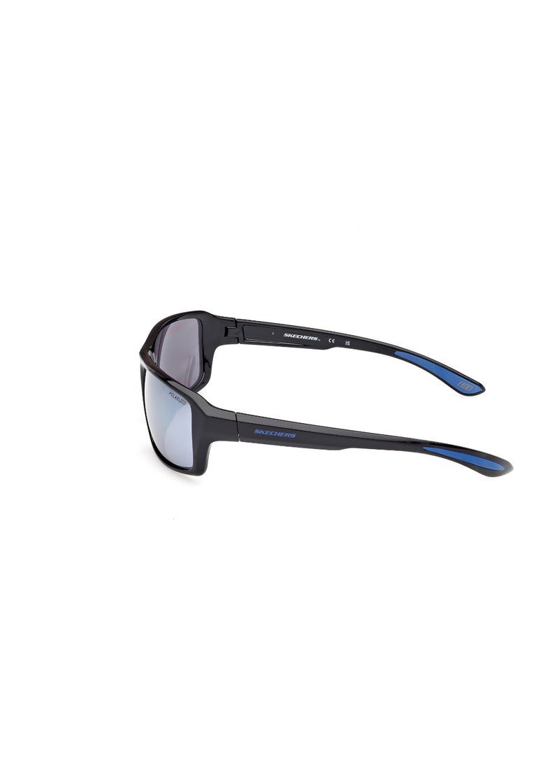 SKECHERS Plastic Rectangular Full Rim Unisex Polarized Sunglass - Image 3
