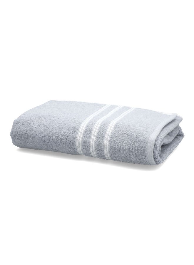 Cannon Melange Quick Drying Premium Quality Bath Sheet Light Grey 81 x 163 cm  - Image 2