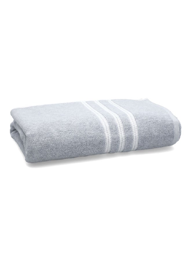 Cannon Melange Quick Drying Premium Quality Bath Sheet Light Grey 81 x 163 cm  - Image 3