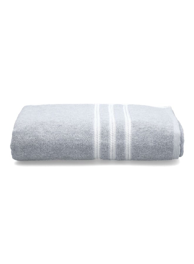 Cannon Melange Quick Drying Premium Quality Bath Sheet Light Grey 81 x 163 cm  - Image 1