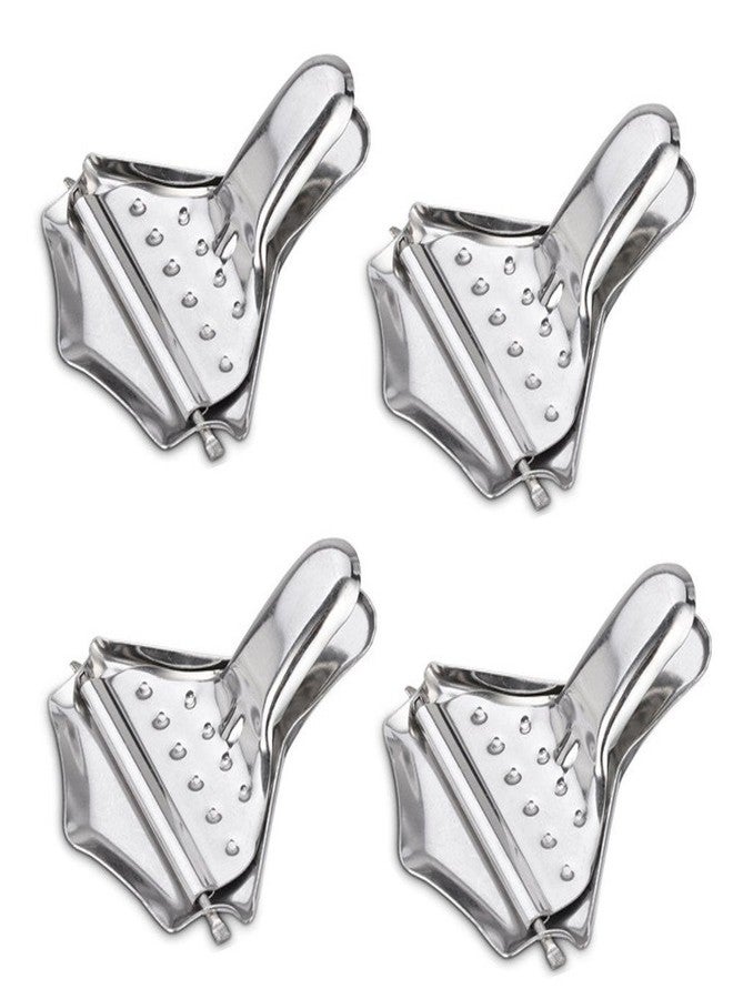 TIYOORTA 4-Pack Lemon Lime Squeezer, Manual Citrus Press Juicer, Stainless Steel Fruit Orange Hand Squeezers Presses - Image 1