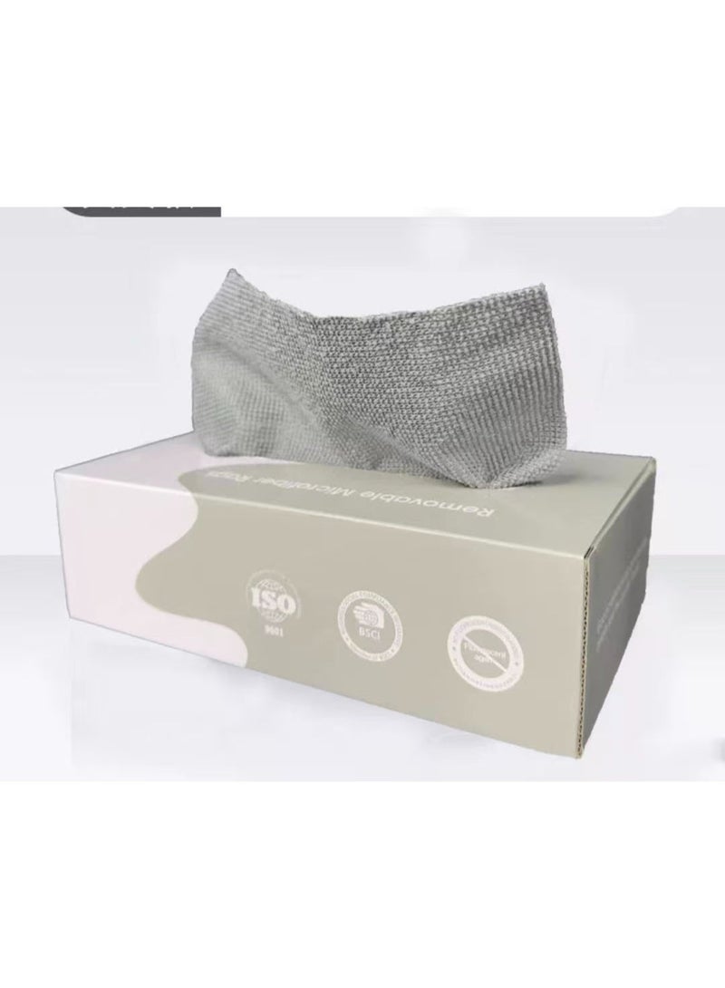 20-Piece Microfiber Cleaning Cloth Set(Grey) - Image 1