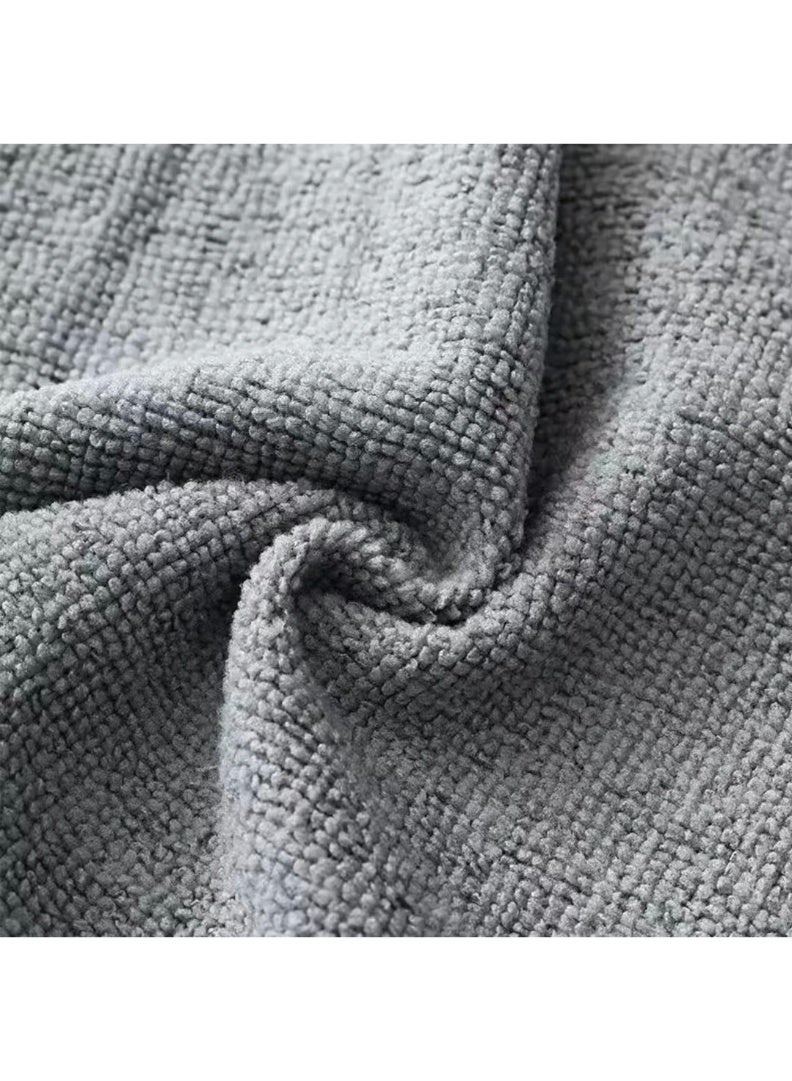 20-Piece Microfiber Cleaning Cloth Set(Grey) - Image 4