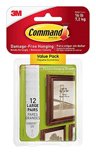 Command Picture & Frame Hanging Strips WZ8G41, Large, 12 Pairs - Image 5