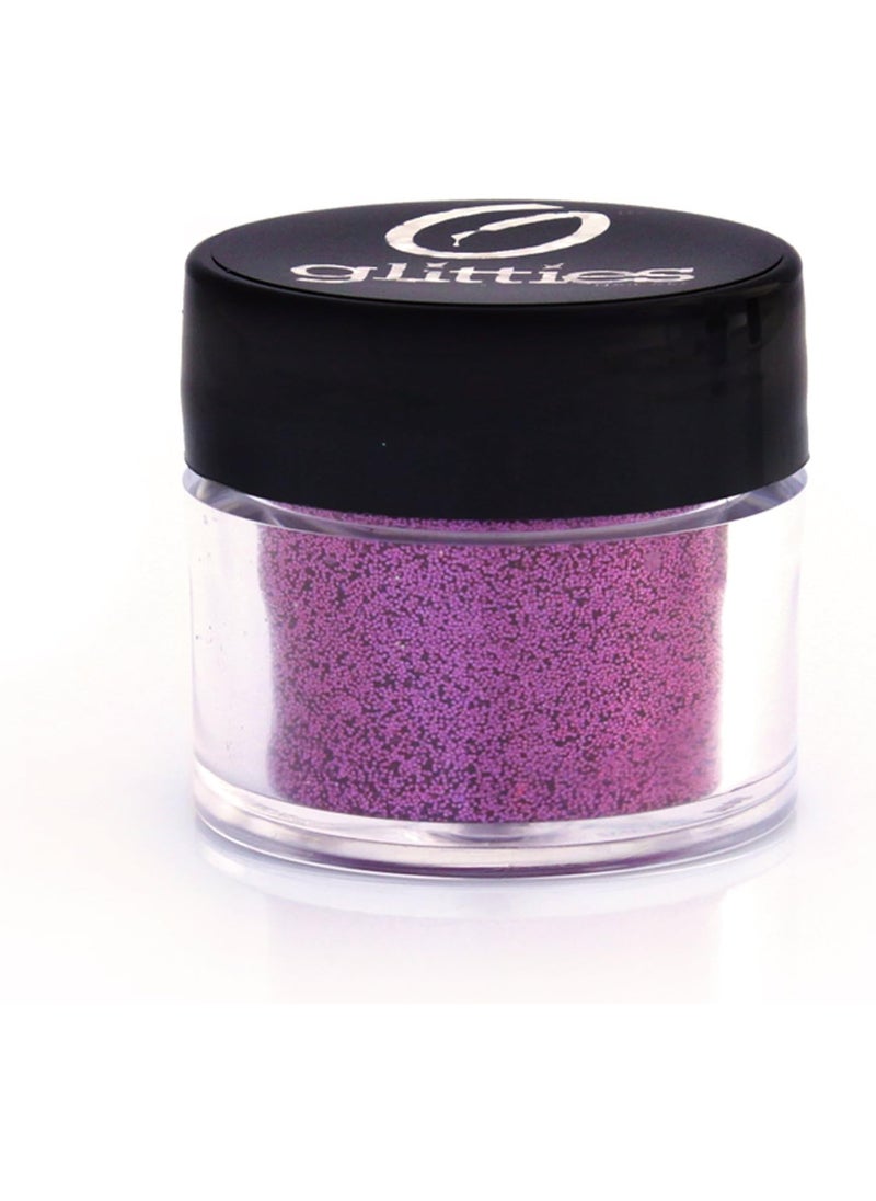 Glitties - Fuchsia Jewel - Cosmetic Grade Fine (.008") Loose Glitter Powder Safe for Skin! Perfect for Makeup, Body Tattoos, Face, Hair, Lips, Soap, Lotion, Nail Art - (10 Gram Jar) - Image 1