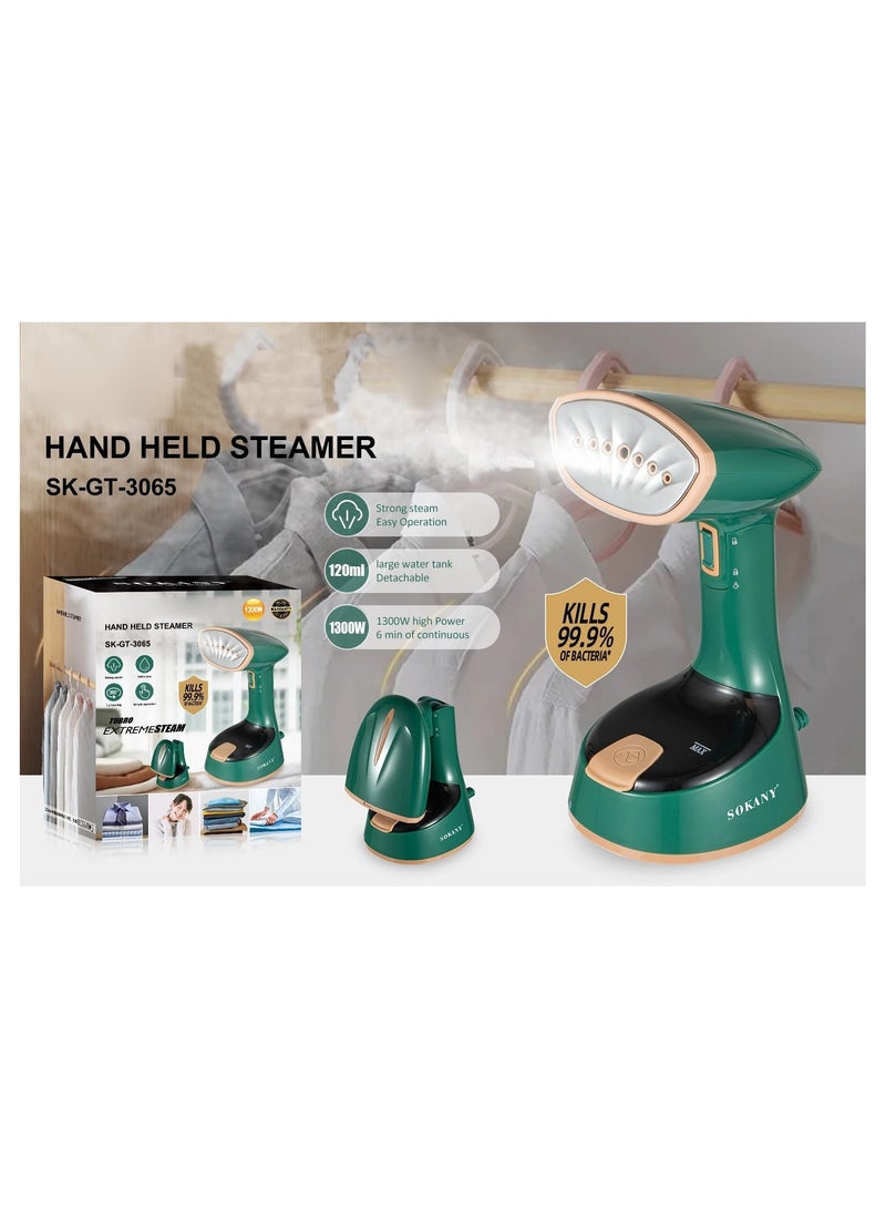 Portable Steam Device 1300W for Smoothing and Preparing Clothes, with 2 Steam Settings & 120ml Water Tank, Compact Electric Appliance for Home Use  - Image 4