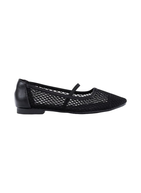 Mesh Upper Strap Ballerinas