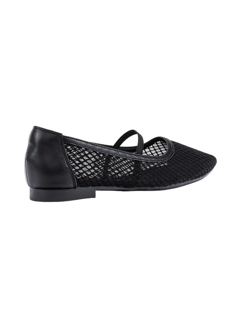 Bata Mesh Upper Strap Ballerinas