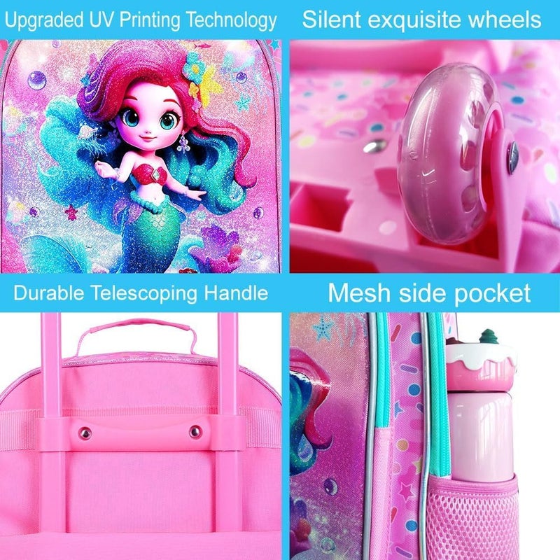 CCJPX Kids Luggage for Boys Girls, Toddler Rolling Travel Carry on Suitcase with Wheels - Image 4