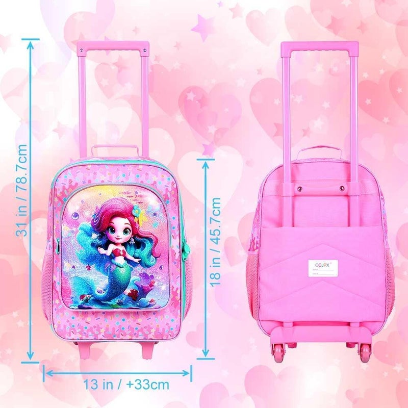 CCJPX Kids Luggage for Boys Girls, Toddler Rolling Travel Carry on Suitcase with Wheels - Image 3