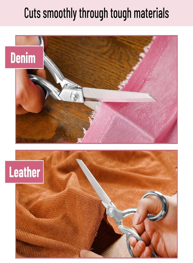 Mr. Pen- Metal Fabric Scissors, 9.5 inch, Silver Premium Tailor Scissors, Fabric Shears - Image 3