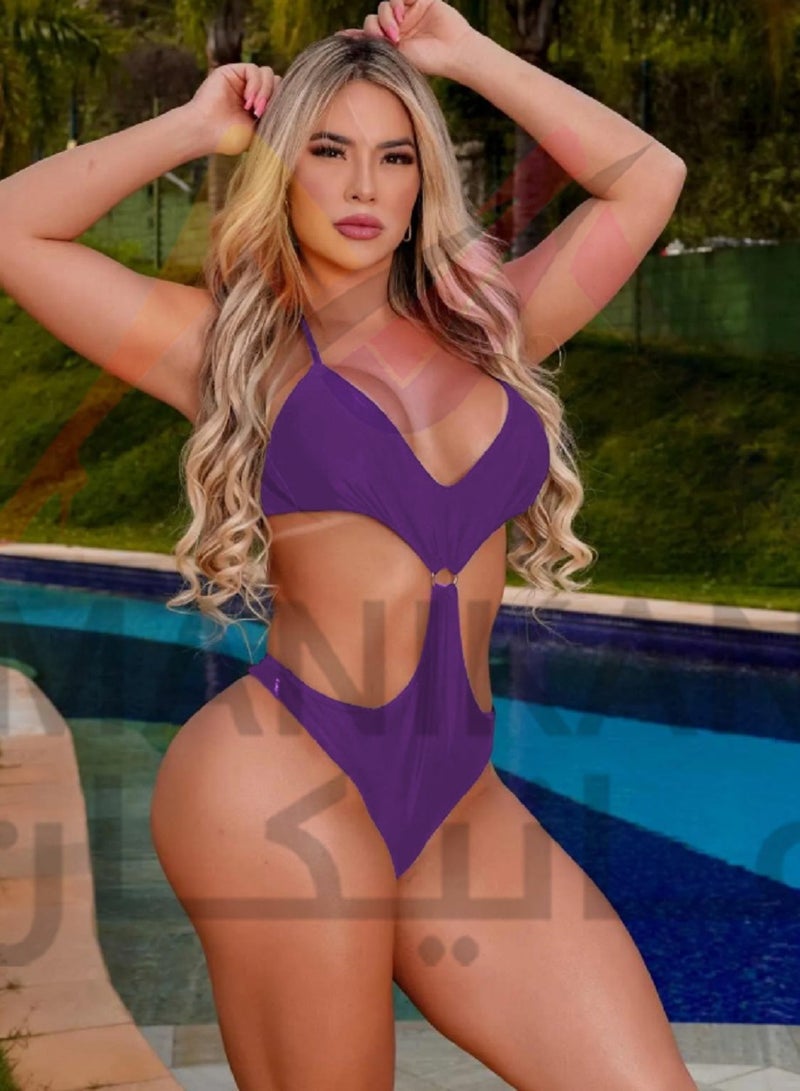 MANIKAN MANIKAN Women's Lingerie One-Piece with Cutout Sides Elegant  - Image 3