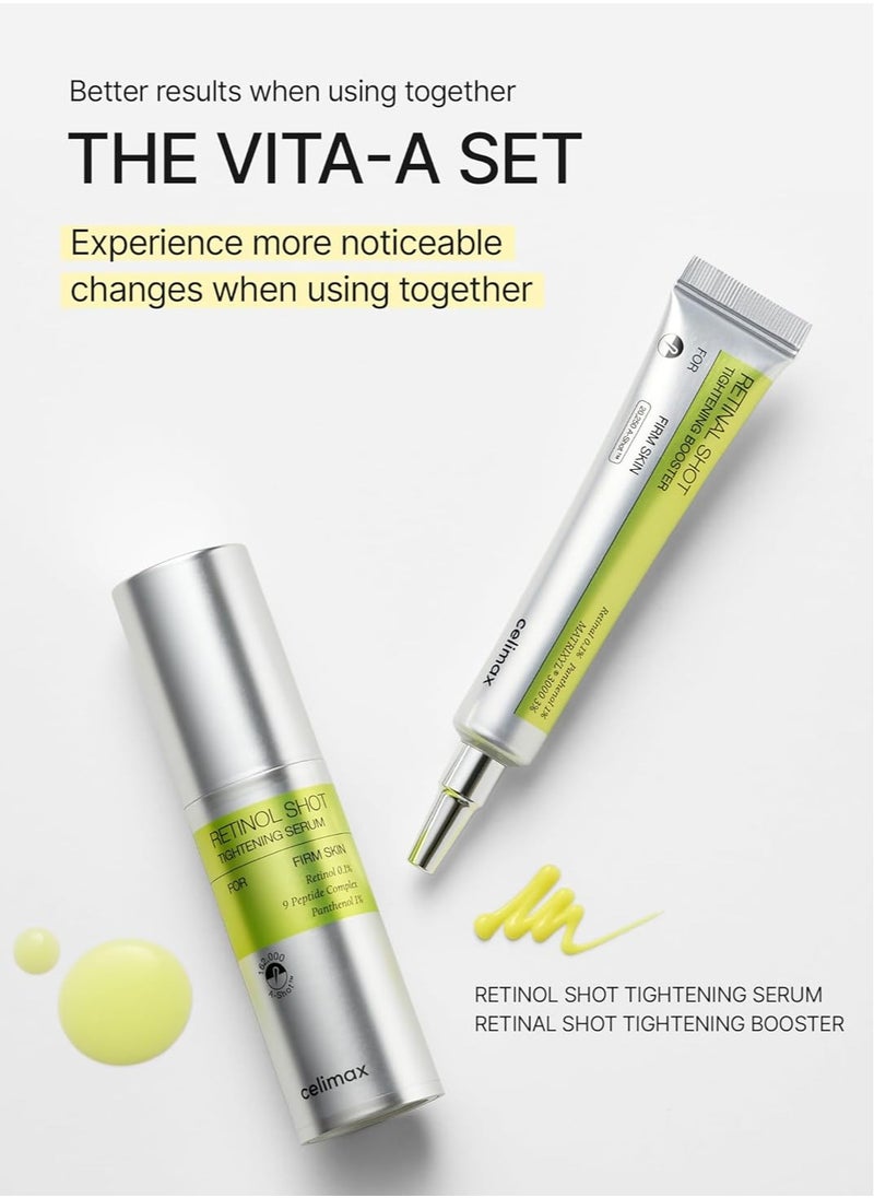 celimax celimax The Vita A Retinol Shot Tightening Serum | with Pure Vitamin A Retinol, Peptide, Pore Minimizer, Wrinkles & Fine Lines, Firmer Skin, 30ml  - Image 5