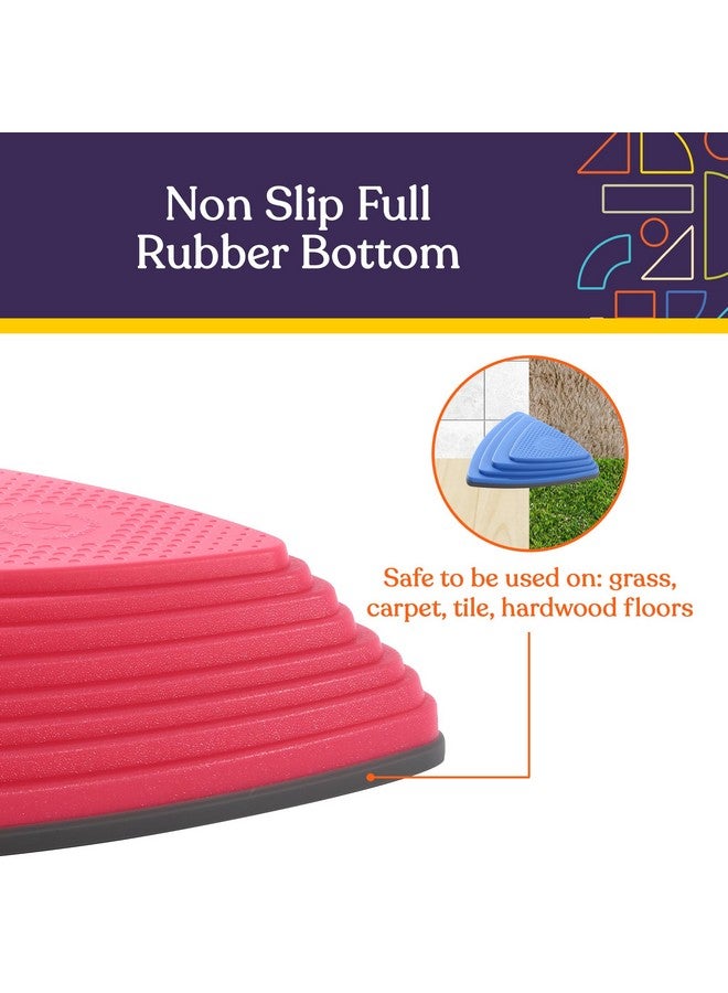 Special Supplies Special Supplies 10 Stepping Stones for Kids Indoor and Outdoor Balance Blocks Promote Coordination, Balance Strength Child Safe Rubber, Non-Slip Edging (Primary) - Image 3