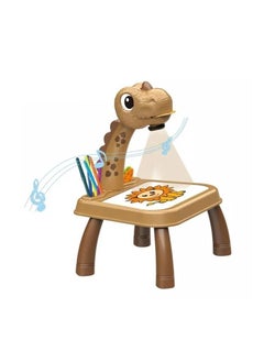 YIMA TOYS Projector for children Drawing on the table according to the pattern projected by the projector Adjustable with 12 pens  - Image 3