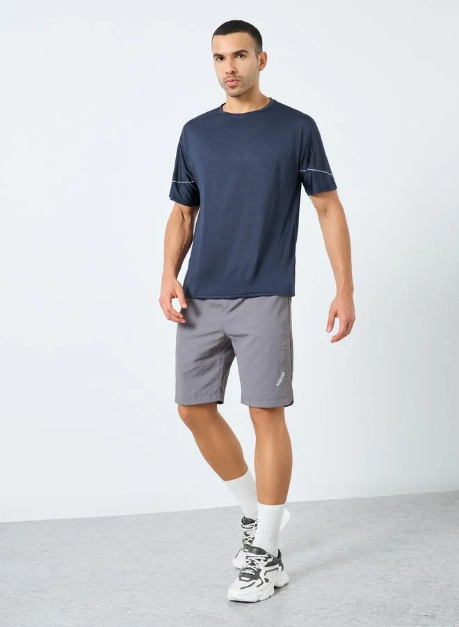 Styli Active Regular Fit Crew Neck Active T-Shirt