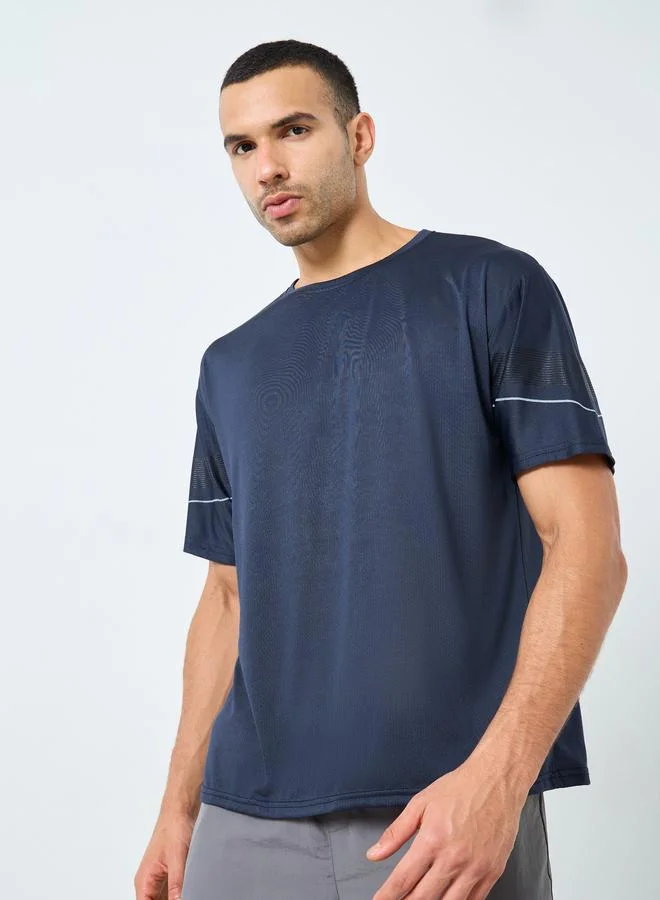Styli Active Regular Fit Crew Neck Active T-Shirt