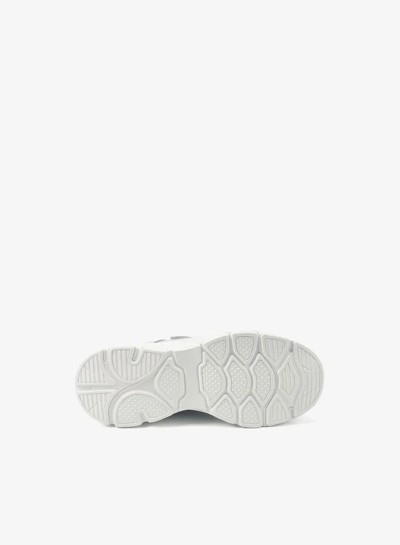 U.S. Polo Assn. Kids' Grey Velcro Strap Sneakers Shoes - Comfy, Cushioned Sole for All-Day Play!