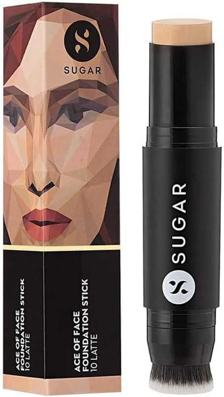 شوجر كوزماتيكس كريم أساس شوجر إيس أوف فيس ستيك - لون لاتيه 10، وزن 12 غرام