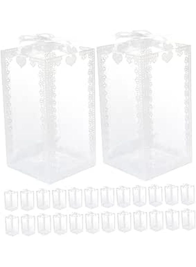 24pcs Small Printed Party Favor Boxes For Wedding Birthday Candy Treat Containers - Image 1