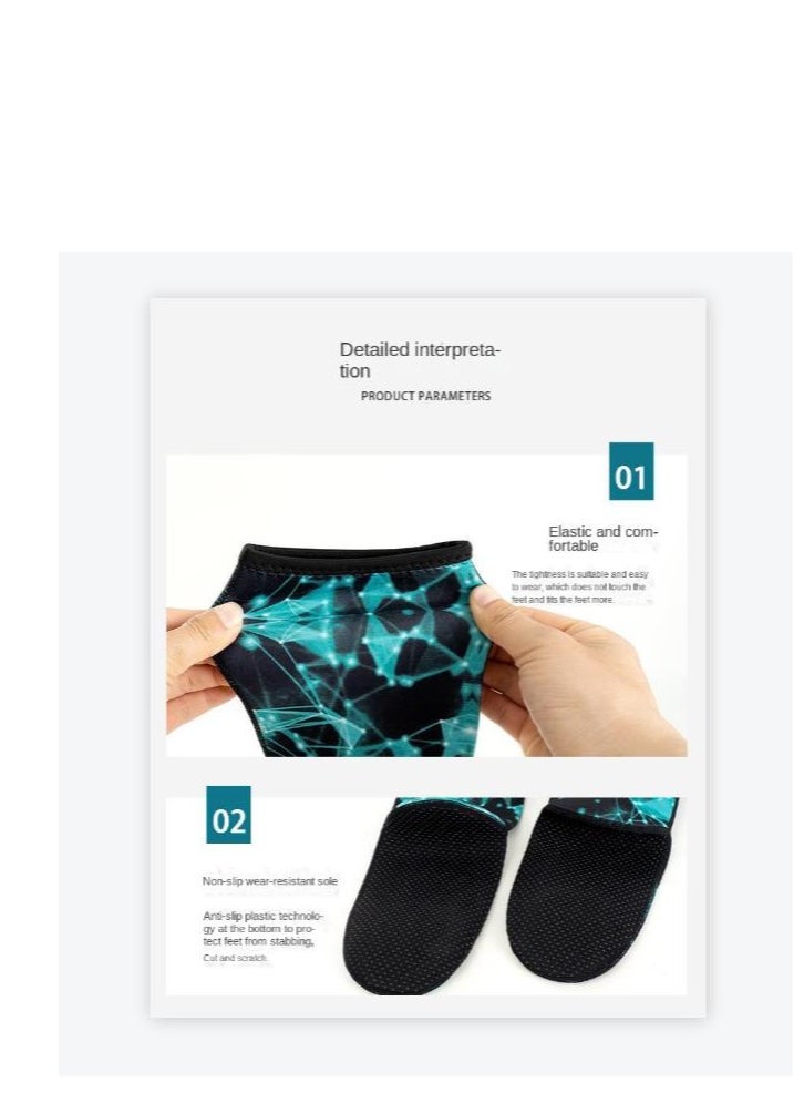 Y&D Neoprene Socks 3mm Wetsuit Diving Thermal Anti-Slip Scuba Water Booties for Swimming Sports  - Image 4