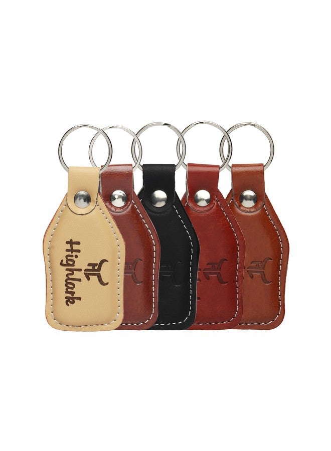 Highlark Highlark Premium And Exclusive Leather Keychain | Key Ring Hook | Key Chain For Home, Office, Car & Bike | Heavy Duty Keychain For Men And Women, Multi-Coloured - Image 2