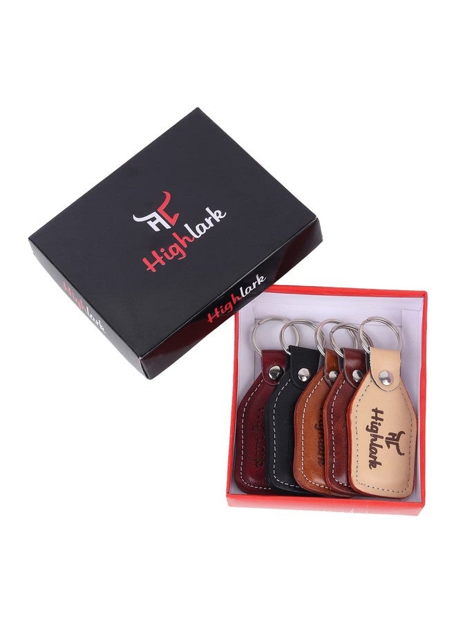 Highlark Highlark Premium And Exclusive Leather Keychain | Key Ring Hook | Key Chain For Home, Office, Car & Bike | Heavy Duty Keychain For Men And Women, Multi-Coloured - Image 5
