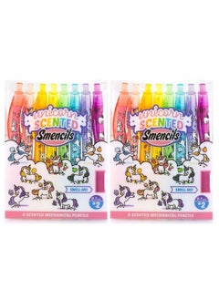 Scentco Mechanical Smencils (2 Pack) Scented Mechanical Pencils 8 Count Medium Point (0.7Mm) (Unicorn)  - Image 1