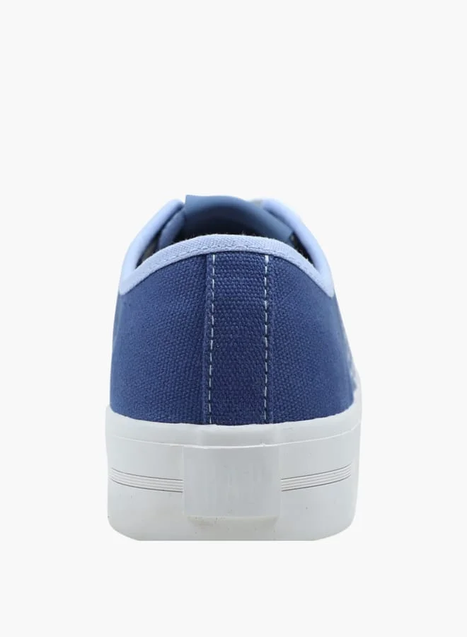 GAP Women's Logo Detail Sneakers with Lace-Up Closure - BALTIMORE