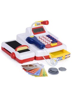 UKR UKR Cash Register Toy for Kids – Interactive Pretend Play Calculator with Scanner, Lights & Sounds | Play Money Included | Educational Role-Playing Toy for Boys & Girls Ages 3+ | Learning & Counting Toy for Toddlers  - Image 1