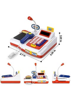 UKR UKR Cash Register Toy for Kids – Interactive Pretend Play Calculator with Scanner, Lights & Sounds | Play Money Included | Educational Role-Playing Toy for Boys & Girls Ages 3+ | Learning & Counting Toy for Toddlers  - Image 2