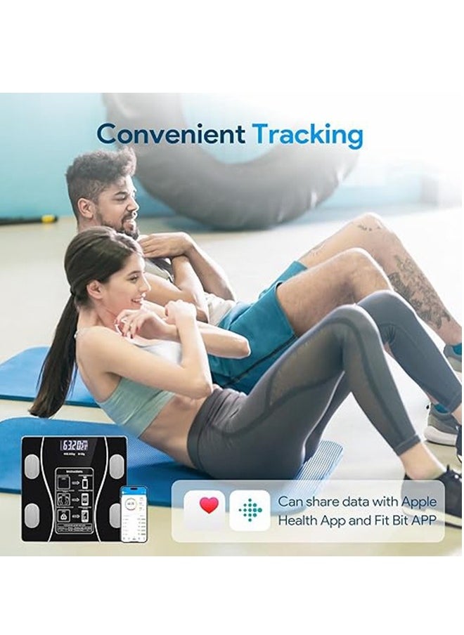 Cool Baby - COOLBABY Digital Bathroom Scale with Led Display, Simple and Practical Body Fat Scale with Smartphone App - Image 1