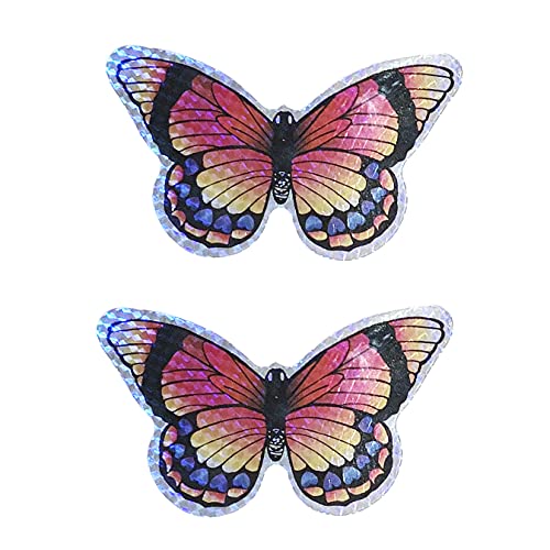 Sonoran Souvenirs Sonoran Souvenirs Multicolor Butterfly Screen Door Magnets  Set of 2 Matching DieCut Designs for Sliding Screen Door Magnetic Screen Door for Sliding Door Door Curtain  55 H x 35 W 