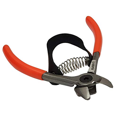 Jasper 5" Jasper Forged Steel Pruning Shears Orange Shears citrus picking snip. - Image 5
