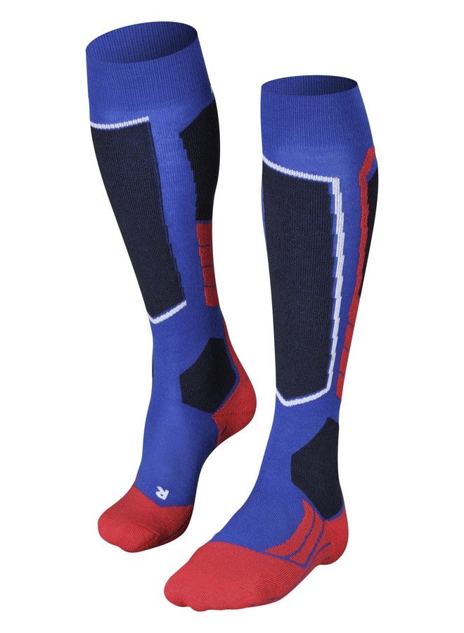 FALKE Men's SK2 Ski Socks, Merino Wool, Knee High, Medium Cushion, Breathable Quick Dry, Winter Athletic Sock, Blue (Olympic 6940), 12.5-13.5, 1 Pair - Image 1
