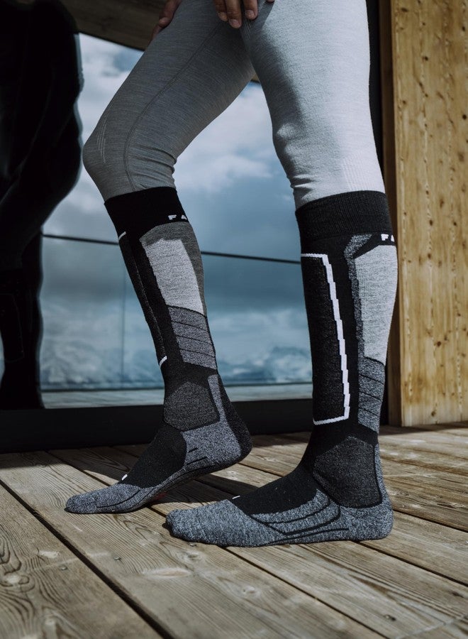 FALKE Men's SK2 Ski Socks, Merino Wool, Knee High, Medium Cushion, Breathable Quick Dry, Winter Athletic Sock, Blue (Olympic 6940), 12.5-13.5, 1 Pair - Image 3