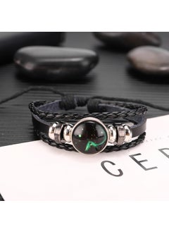 Zodiac Couple Beaded Bracelet Multi-layer Glow Sagittarius luminous style