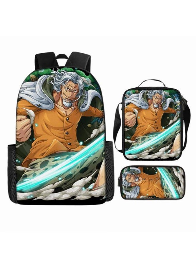 عام أحدث نموذج عالمي من الكرتون طباعة ثلاثة قطعة حقيبة مجموعة ( الطلاب ، الأطفال ، الأصدقاء ، نزهة ، تسلق الجبال ، الخ . ) - Image 2