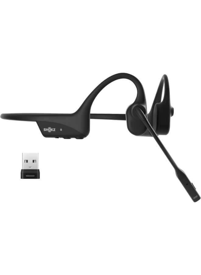شوكز سماعة الرأس بتقنية توصيل العظام OpenComm2 UC 2025 مع محول USB-A - Image 1