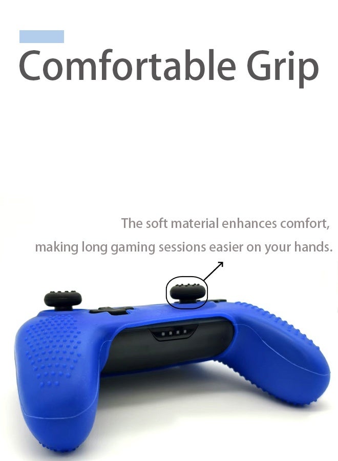 10 قطع من أغطية عصا التحكم PS5/PS4، مقابض إبهام غير قابلة للانزلاق لوحدة التحكم - Image 2