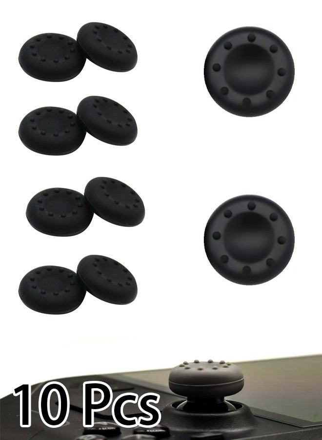 10 قطع من أغطية عصا التحكم PS5/PS4، مقابض إبهام غير قابلة للانزلاق لوحدة التحكم - Image 1