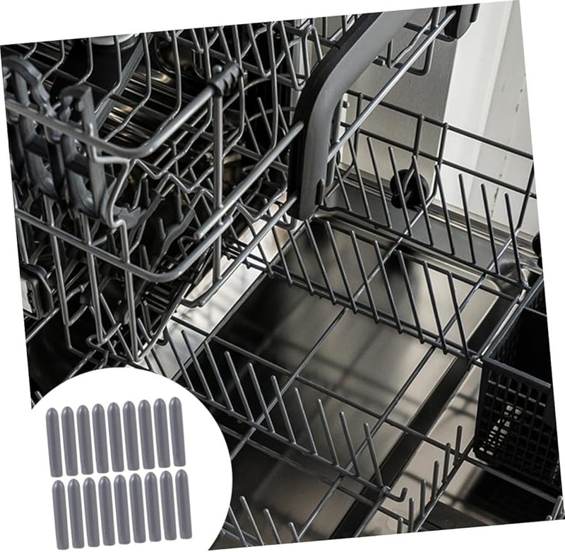 طقم إصلاح رف غسالة الصحون 400 قطعة أطراف أسنان أغطية غطاء آمن 4 عبوات - Image 4