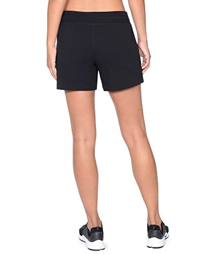 Danskin Women's Drawcord Short, Black, Large - Image 2